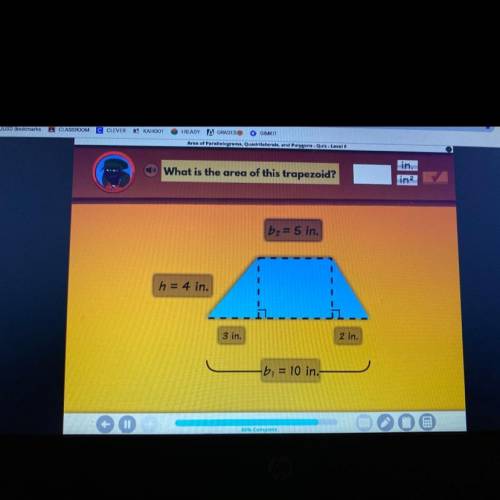 What is the area of this trapezoid