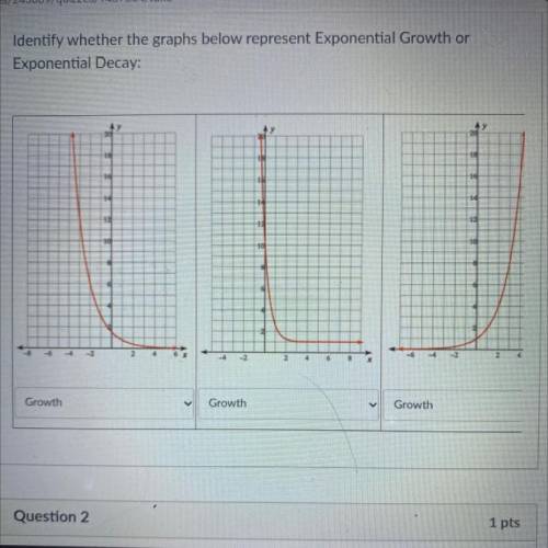 Algebra 2 Exponential Growth or Decay? Please