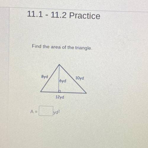 Find area of triangle .. help me please!