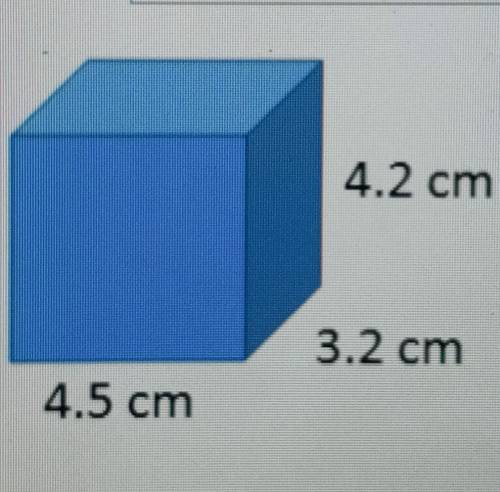 What is the volume of the rectangular prism?

PLEASE ANSWER!!! *any links will be reported*PLS ANS