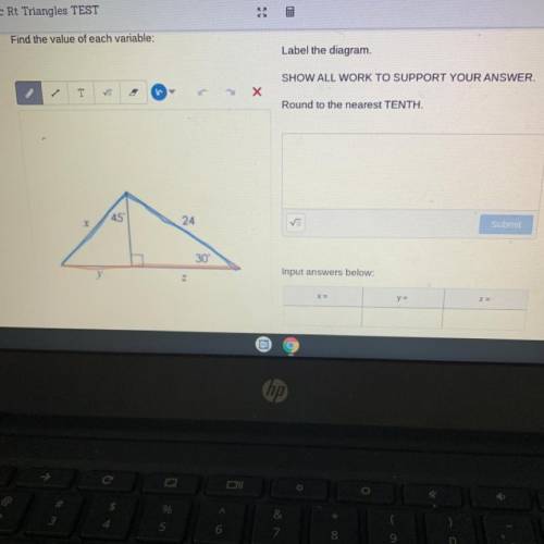 Please help it’s Pythagorean and special right triangles