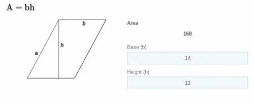 Find area of this parallelogram