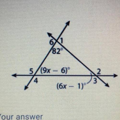 .In the diagram below, what is the measure of angle 5?