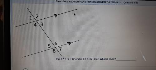 My math final please help