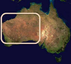 Which of Australia’s physical features is circled on the map above?

A.
the Central Lowlands
B.
th