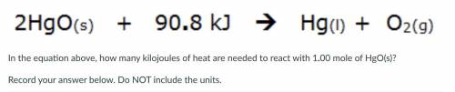 PLEASE HELP WITH THIS!!!

In the equation above, how many kilojoules of heat are needed to react w