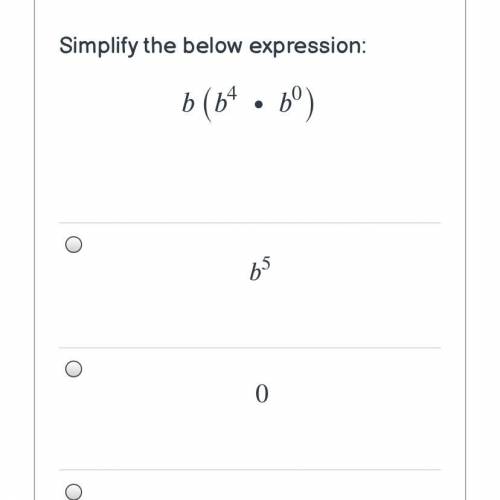 Simplify the below expression.