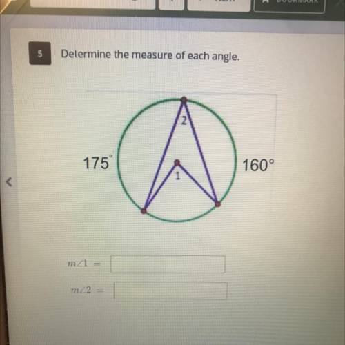 Determine the measure of each angle.