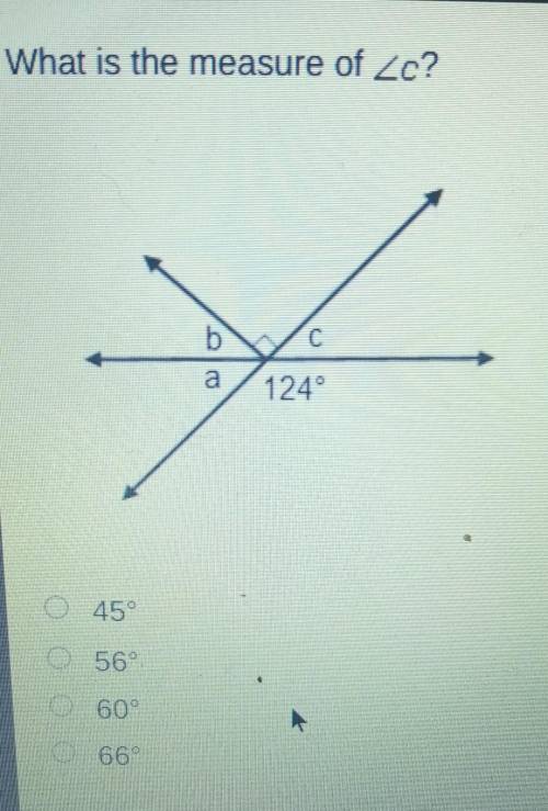 What is the measure of c?​