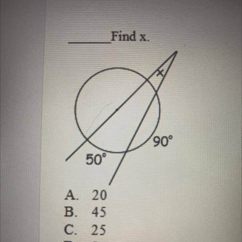 Find x see photo for question