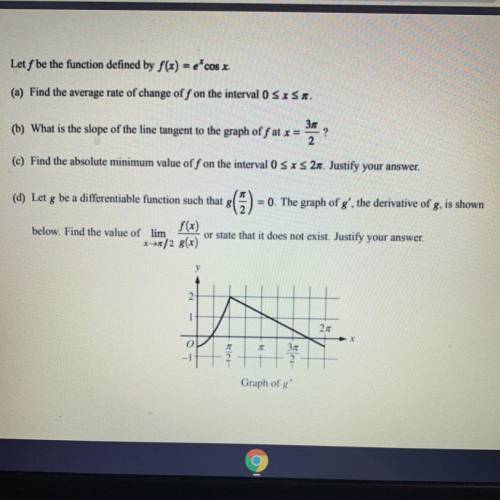 CALCULUS QUESTION PLEASE HELP!! 
I really need the help :)