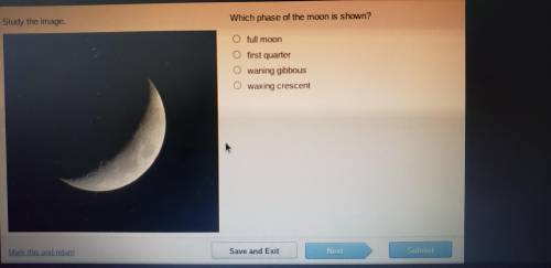 Wich phase of the moon is shown? 
BTW ILL DELETE UR ANSWER IF ITS NOT A ACTUAL ANSWE! Tysm