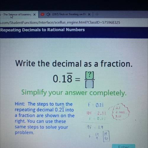 Write the decimal as a fraction. Please help lol (no random links or ill report)