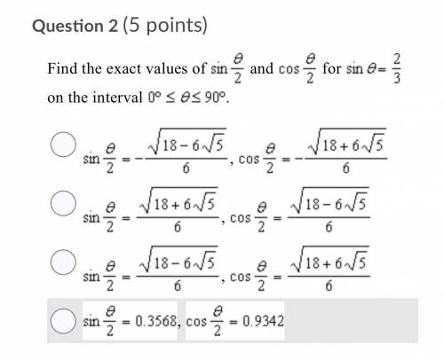 Algebra 2 help please! Need to finish within the next hour
