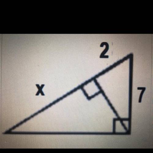 Solve for x. Show your work.