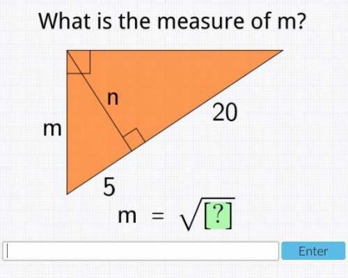 Please help me. What is the measure of m? How do I even find n?