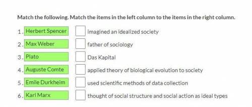 Sociology question. PLEASE ANSWER ALL