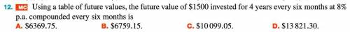 Can I please get help with this question on future value of annuities? I also am really confused on
