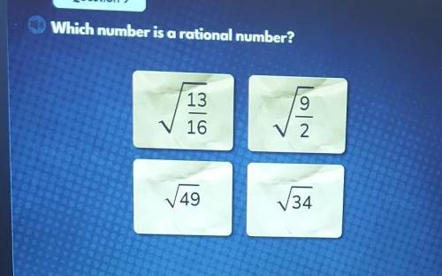 1) Which number is a rational number?​