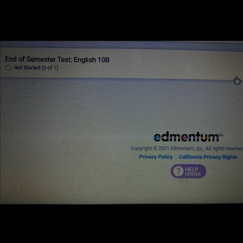 Who has the End of Semester Test: English 10B or where can I find it for free