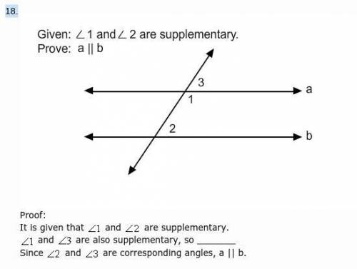 PROVE a ll b

A) L3 and L2 are supplementary
B)L2 =~ L3
C)L2 and L3 are not supplementary