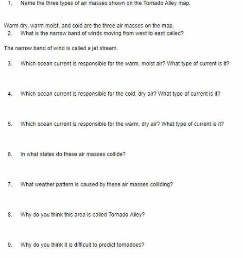 ANSWER ALL THESE QUESTIONS USE THE MAPS