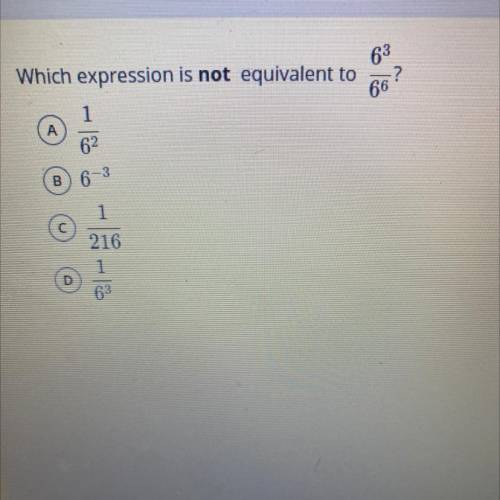 Which expression is not equivalent to