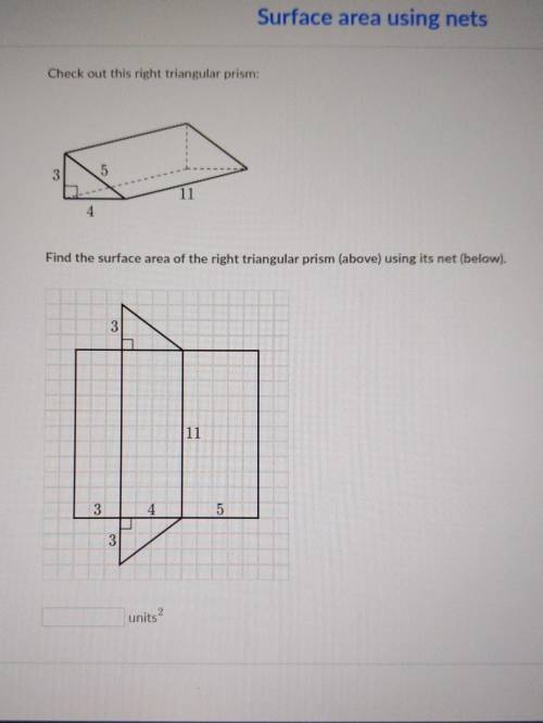 You got to find the surface area​