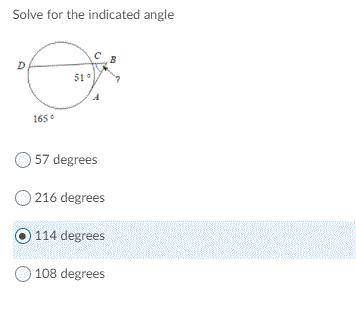 Solve for angle...............
