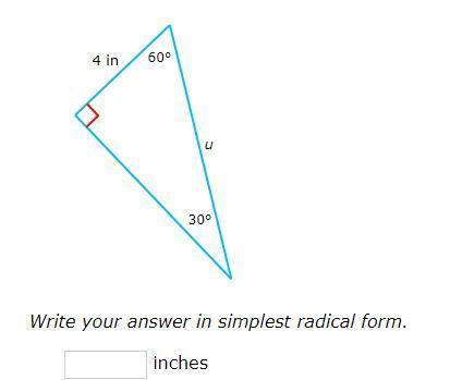 Can someone PLEASE help? only if you know how! 
answer has to be in simplest radical form