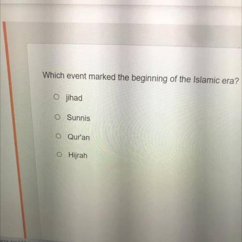 Which event marked the beginning of the Islamic era?