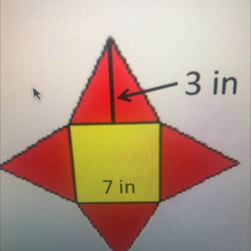 Find the surface area of a triangular pyramid.