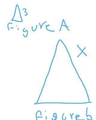 Figure A is a scale image of Figure B, as shown x A 3 Figure A Figure B The scale that maps Figure