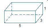 Which rectangular prism has a surface area of 56 square units? [Note: Art is not drawn to scale.] c