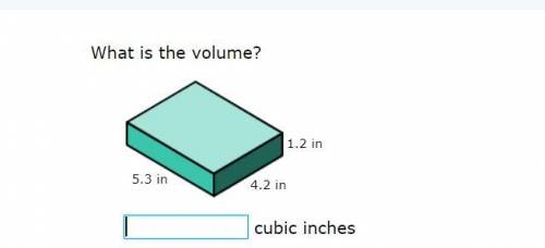 What is the volume? Please help me answer this