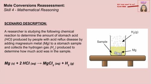 Mole Conversion -

The researcher measures 6.5 moles of Magnesium Chloride (). Using balanced equa
