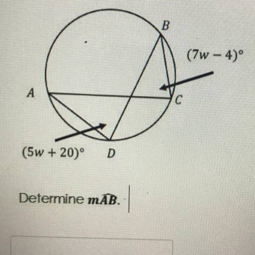 Consider the circle below.