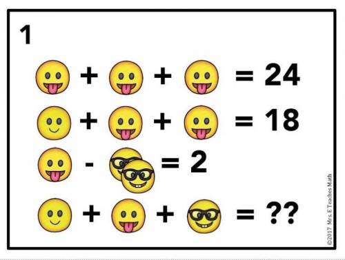 Emoji math....................................