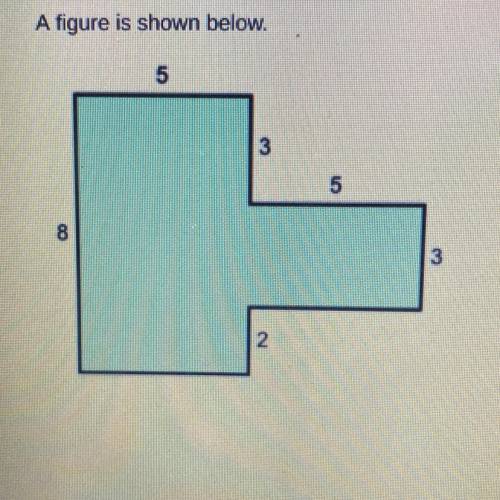 ￼Find the area of the figure