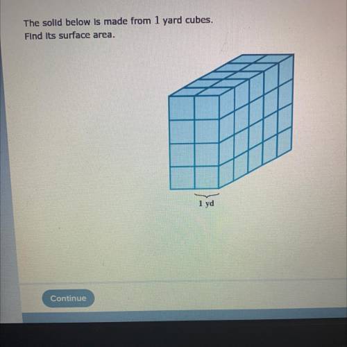 What do I put in yard cubes surface area it’s in photo please help