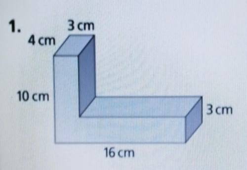 What's the volume of the shape (picture provided)​