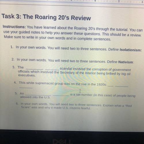 The Roaring 20's Review:
Can y’ll help me