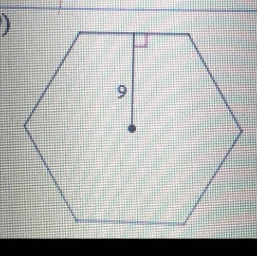 Find the area of the regular polygon? Please please please the brainiest person help me