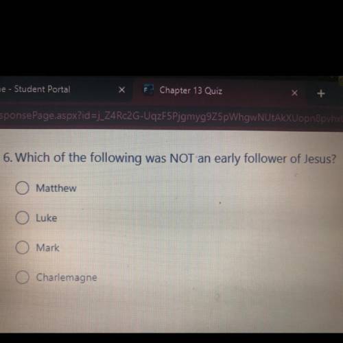 Which of the following was NOT an early follower of Jesus?