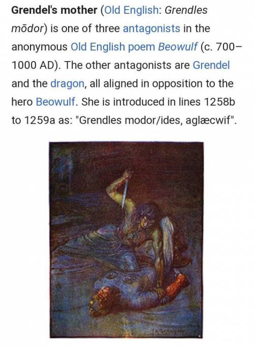 How long have stories of grendel and his mother been told by the townsfolks?