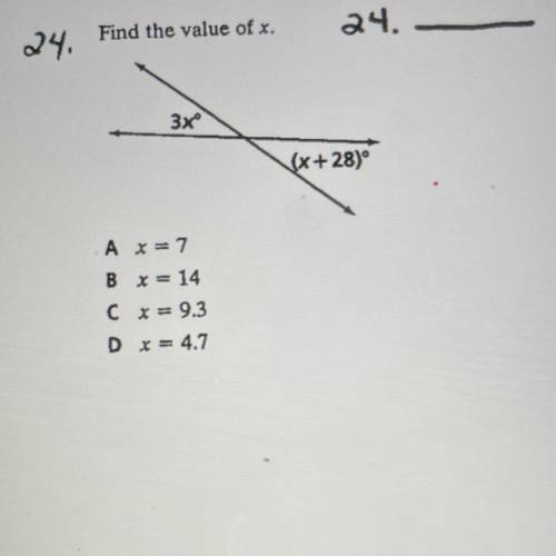 Find value of x 
3x (x+28)