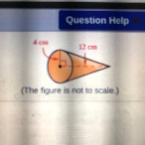 What is the exact volume of the figure?
V=__cm3