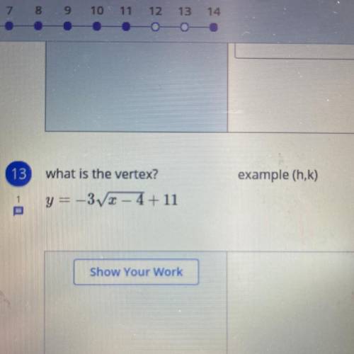 Do any of y’all know how to get the vertex?