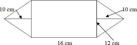 Find The area of the following figure

A.) 400 cm2
B.) 300 cm2
C.) 312 cm2
D.) 252 cm2