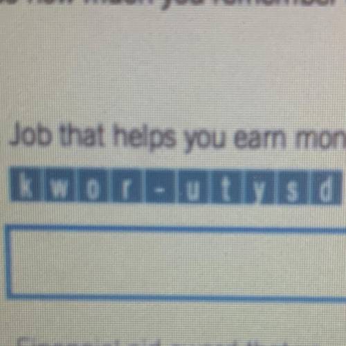 1. Job that helps you earn money to pay for college